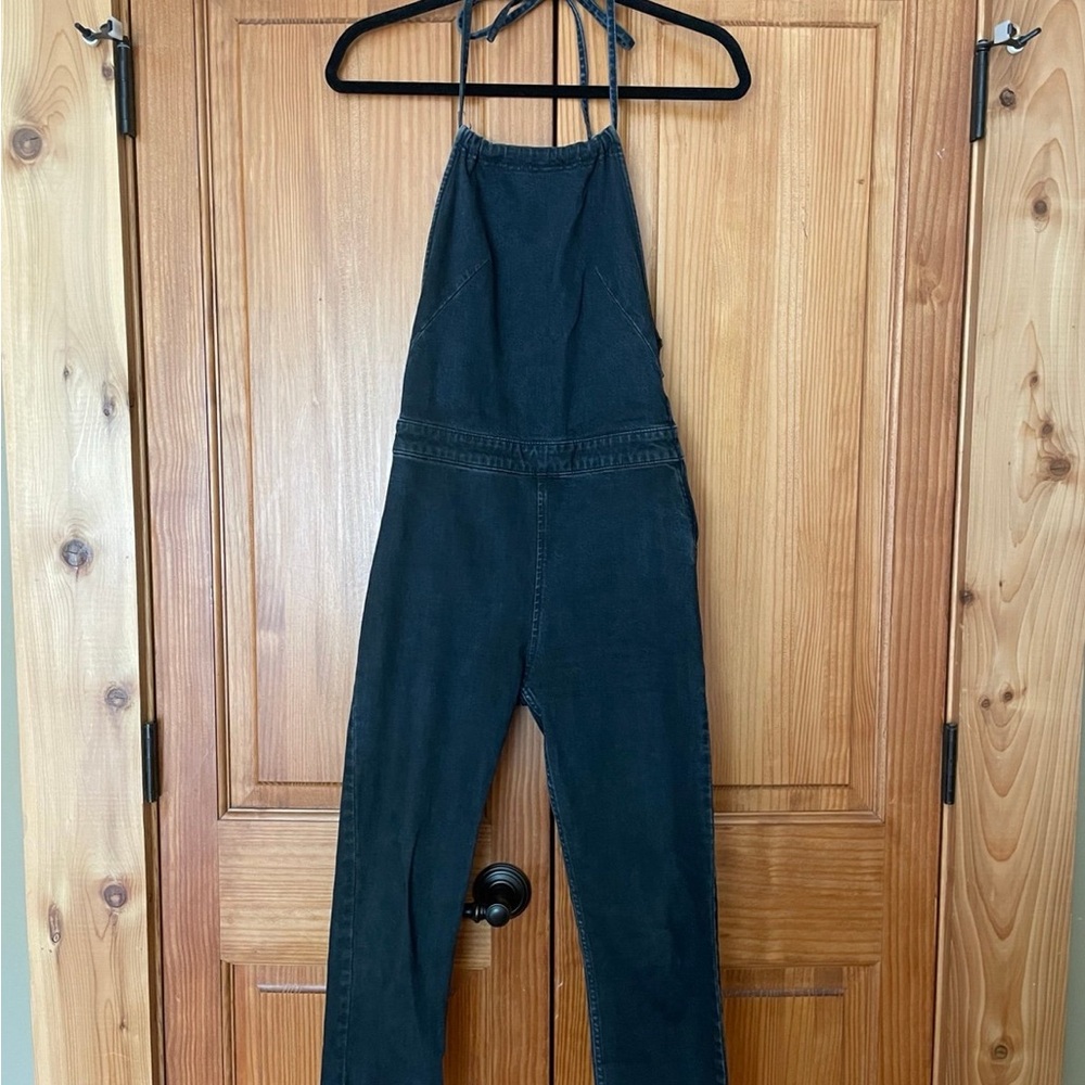 Free People jumpsuit “Hearts on Fire” open back